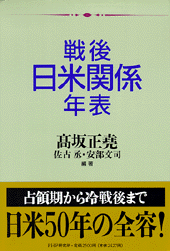 戦後日米関係年表