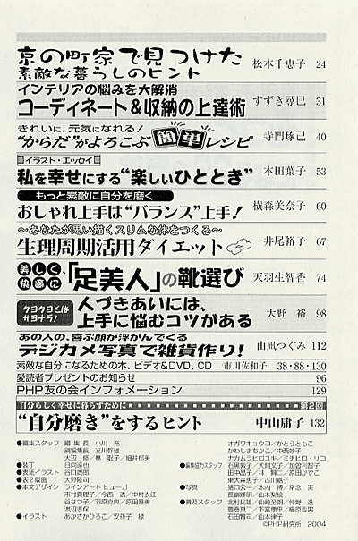 月刊誌PHP増刊号 2004年4月