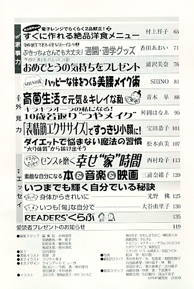 月刊誌PHP増刊号 2008年4月