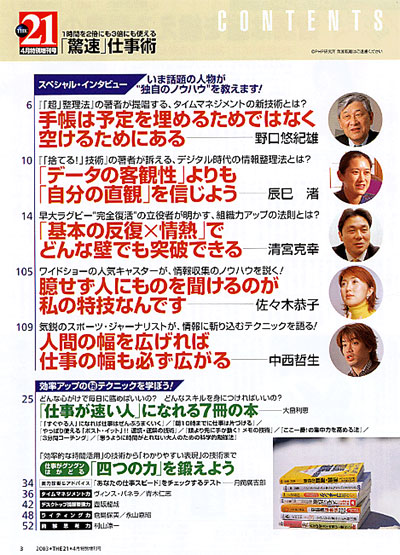 THE21増刊号 2003年4月