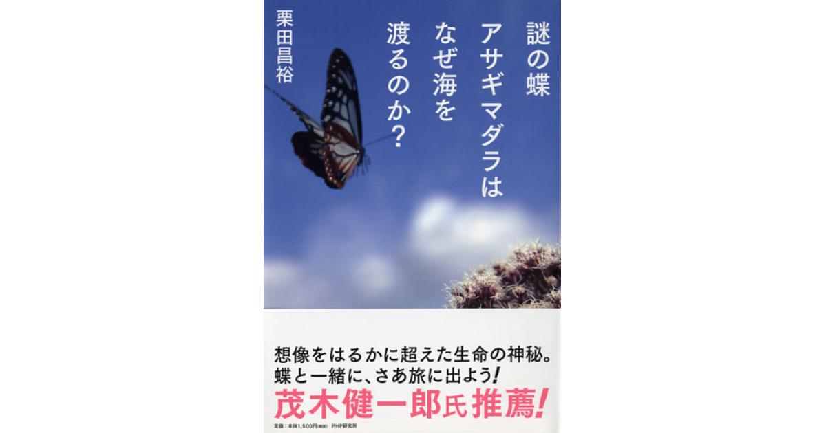 謎の蝶アサギマダラはなぜ海を渡るのか？ | 栗田昌裕著 | 書籍｜PHP研究所