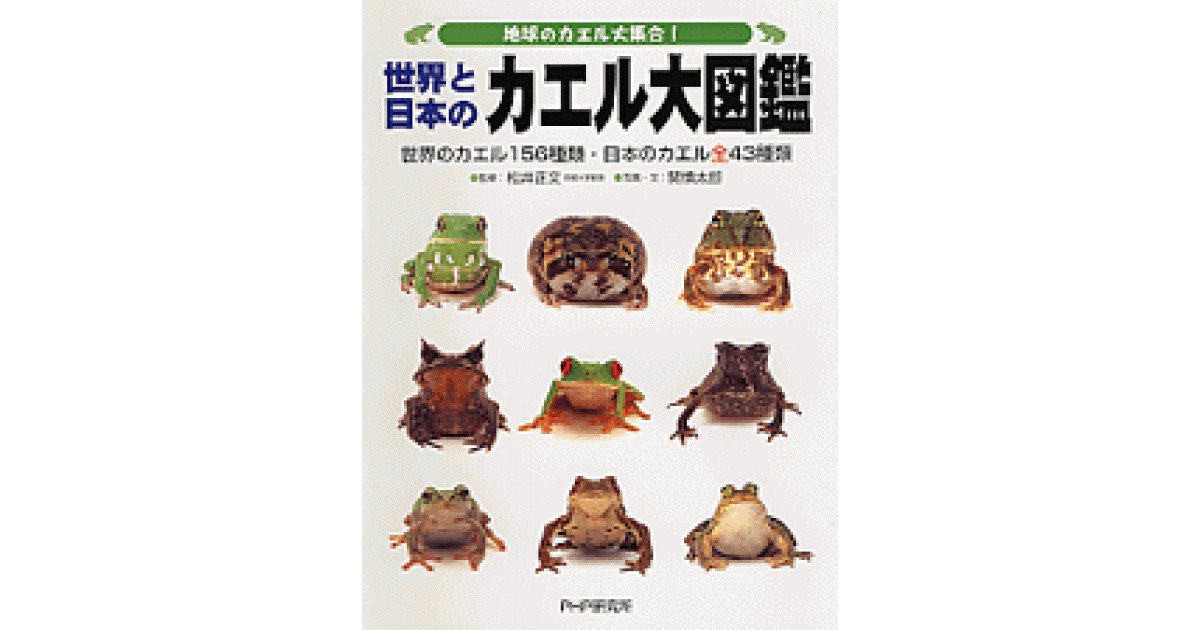 地球のカエル大集合！　世界と日本のカエル大図鑑 世界と日本のカエル大図鑑 | 松井正文監修 関慎太郎写真・文 | 書籍