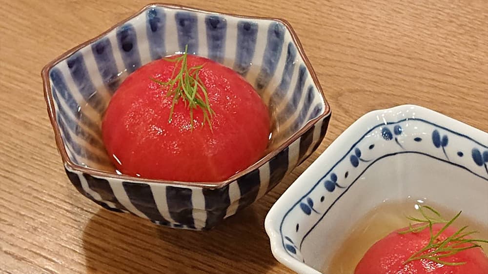 トマトの冷やしおでん 